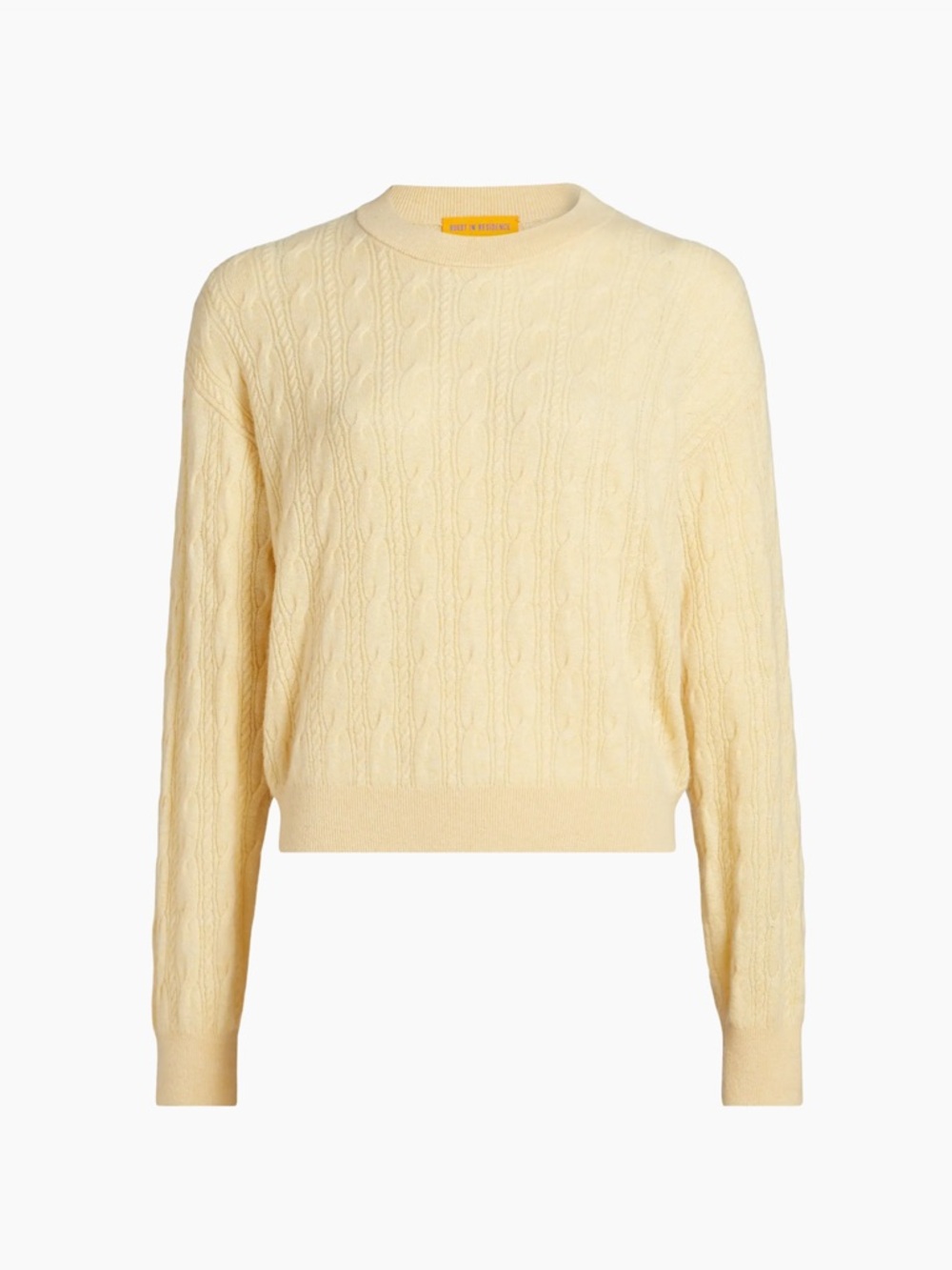 Guest in Residence Cable Collegiate Cashmere Sweater